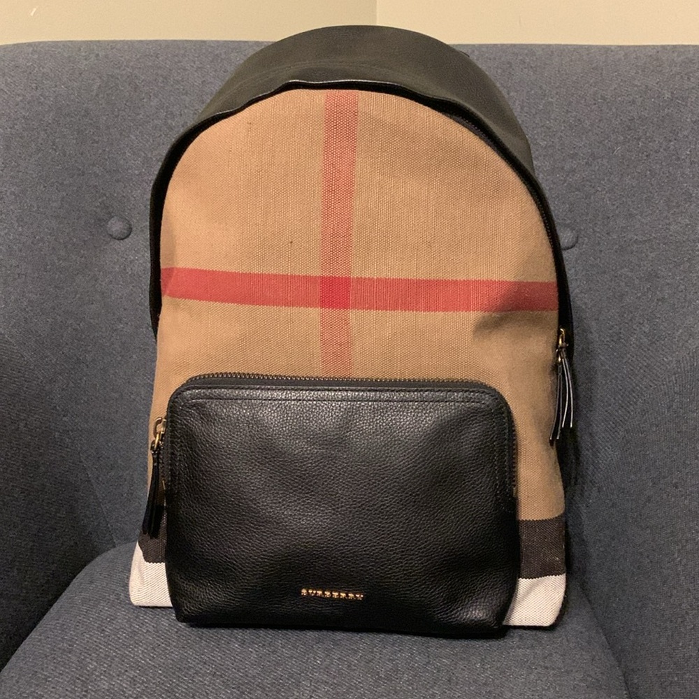 Burberry  - Mega Check Abbeydale  Backpack - Picture 3 of 5